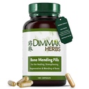 Certified Organic Bone Mending piller av Dimmak Urter, Bein Fracture Healing Supplement, Bein Styrkende piller, Kinesisk medisin urter - 100 caps 500mg