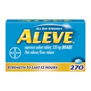 Aleve Caplets, Naproxen Natrium 220 mg (NSAID), smertefri/fever Reduser, #1 Ortopedic Surgeon Anbefalt, 270 Count