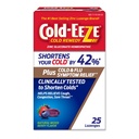 Cold-Eeze Plus naturlig blandet berry kaldt og influensa sink Lozenges, multi-symptom relief, homøopatisk kald remedi, reduserer varigheten av den vanlige kulde, Sambucus Nigra å lindre kalde og influensa symptomer, 25 Ct