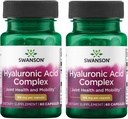 Swanson Hyaluronsyre kompleks 166 mg 60 Caps (2 pakke)