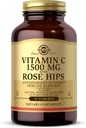 Solgar Vitamin C 1500 mg med rose HIPS, 90 tabletter - Antioksidant og immun støtte - Total Helse - Støtter sunn hud og ledd - Ikke-GMO, Vegan, Glutenfri, Dairy Free, Kosher - 90 Services