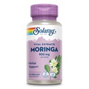 SOLARAY Moringa Capsules 900 mg - Moringa Supplement med 135 mg saponiner - Herbal Support w/Naturligvis forekommende vitaminer, Mineraler, Aminosyrer, Vegansk, 60-dagers garanti, 30 Serv, 60 VegKaps
