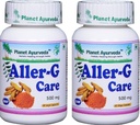 Planet Ayurveda Aller-G Care, 500mg Veg Kapsler - 2 flasker