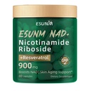 Nikotinamid Riboside 900mg, NMNH Supplement Resveratrol Næringstilskudd, Supplement for anti-aldring, energi, fokus - 80 kapsler