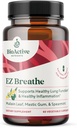 BIOACTIVE NUTRIENTS EZ Pust - 60 kapsler - Muellein Leaf, Bromelain og Spearmint Supplement - Støtter generell helse