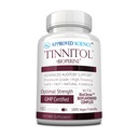 Godkjent vitenskap Tinnitol - Tinnitus Support Supplement - Ease Ringing i ørene - Økt indre ørehelse - 1 flaske - 3 måneders forsyning - laget i USA