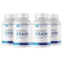 Youthful Brain 4 Flaske Bundle - Minne & Helse Helse Støtte Supplement - Brain Booster Clarity med Bacopa Monnieri, Ginkgo Biloba, B12-120-dagers forsyning (240 Count)