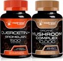 WELLNESS LABSRX Quercetin med Bromelain ® Mushroom Kapsler