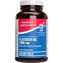 Cold Pressed Organic Flaksfrø Olje 1000mg Softgels - Ikke GMO Organic Flax frøolje rik på naturlig forekommende Omega 3 6 9 for fulle kroppen fordeler - fisk gratis Omega 3 Supplement (180 Softgels)