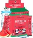 KEY NUTRIENTS Electrolytes Powder Packets - Forfriskende vannmelon 40 Pack Hydration Packets - Reise Hydration Powder - Ingen sukker, Ingen kalorier, Glutenfri - laget i USA