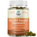 Natures Craft Vegan Thyroid Gummies med sjø Moss - Thyroid støtte Gummies for omfattende støtte for menn og kvinner med jodin selenium og andre potens vitaminer - Gelatin-fri ikke-GMO 120