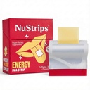 NuStripsTM Fast-Dissolving Energy Strips med 50 mg koffein, L-theanin og vitamin B12 - Instant Energy & Focus uten Jitters eller Crash - fungerer raskere enn kaffe - Soothing kanel (30 Pack)