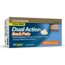 GoodSense Dual Action Acetaminophen og Ibuprofen (NSAID) Tabletter, 250 mg/125 mg, ryggsmerter, 144 Telling