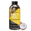 KETO SCIENCE Ketogen MCT Olje, Diett Supplement, laget av 100% kokosnøtter, fremmer energi, uslavored, 15 Fl Oz