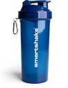 Smartshake Lite Protein Shaker Flaske 1000ml | Leakproof Gym Shaker Drikkeflaske for Protein Shakes | Clear Polypropylen Vannflaske, BPA Gratis Protein pulver Shaker Cup for menn og kvinner, Navy Blå