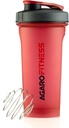 AGARO Magnum Shaker Flaske, 750 Ml, Stål Shaker Ball, Sipperflaske Ideell for Protein, BPA Gratis, Leakproof, Rød