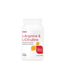 GNC L Arginine + L Citrulline 500mg Hvert Supplement, støtter Nitric Oxid produksjon og Sunn Blood Vessel Tone, 120 Services