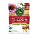Tradisjonelle medisiner Lozenges, Organisk Throat Coat Lemon Ginger Echinacea, Sore Throat Support, 30 Individuelt innpakket Lozenges