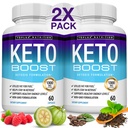 Keto Boost Diet Piller Ketose Supplement - Naturlig Exogenous Keto Formula Støtte Energi & Fokus, Avansert ketoner for Ketogen Diett, for menn kvinner