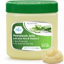 MED PRIDE Petroleum Jelly 13 Oz Tub med Aloe Vera medisin og vitamin E for tørr hud, Rashes, Burns, Chapped Lips, Diaper Rash