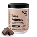 Perfekt keto eksogene ketoner pulver, BHB salter for ketose og faste støtte, elektrolyter for hydrasjon, koffeinfri energi, sjokolade, 8,57 oz