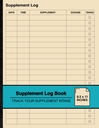 Tilleggsloggbok: Enkle kosttilskuddslogg | Spor ditt tilleggsinntak | Stor