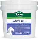 Stance Equitec GastroBuf - Normal mage pH-støtte - Hestetilskudd-hjelper støttebeskyttende lag i bukken, støtte korrekt pH under anledningsgastrisk distress, inneholder turmerisk - 3.3 lb