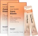 Hanskin Aqua Elastin Hyaluronsyre pulver pakker for hår, hud, krukker og negler | Biotin, vitamin C, Hyaluronsyre | Næringstilskudd for sunn hud, 2g x 30 Individuelle Sticks