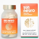 Sun Chlorella Sun Neuro Nootropic Brain Supplement - Daglig minne konsentrasjon og fokus Supplement for kvinner og menn - Naturlig plasmalogen Boost fra Sea Pineapples - 180 kapsler
