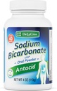 De La Cruz ren natriumbikarbonat - USP Grade Bikarbonat av Soda - 100% ren baking Soda - aluminium gratis antacyd pulver for hjertebrann og indigestion - pakket i USA, 4 OZ.