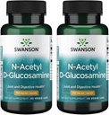 Swanson N-Acetyl D-Glukosamine - Naturlig Supplement Fremme Joints Support & Gastrointestinal Helse - Naturlig Formula Støtte Sunn Cartilage - (60 Veggie Capsules, 750mg Hver) (2 Pack)