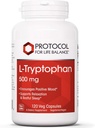 Protokol For Life Balance - L-Tryptophan 500 mg - 120 Veg Kapsler