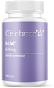 Feire vitaminer NAC (N-Acetyl Cysteine) Supplement, 600 mg per kapsel, Glutenfri, Ikke-GMO, 90 kapsler