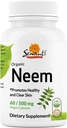 Sewanti Neem Capsules - høy potens ekstrakt Capsule, urtetilskudd for hud helse og immun støtte - Digestive Balance Capsules 500mg