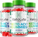 NutraRize (pakke av 3 KetoLytte Keto ACV Gummies, avansert formel, Keto Apple Cider Vinegar 1000MG Supplement, Alle naturlige Keto ACV vitaminer, Offisielle Keto Lyte anmeldelser (180 Gummies)