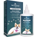 NOVEHA Pet øredobber med 1% Hydrokortison | ørerenser for hunder og katter for earwax oppbygging, No-Sting Formula, beroliger kløe og reduserer smertefull øreinfeksjoner 60 ml (60 ml (Pack of 1))