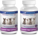 Urin Tract Supplements for katter - Urin Tract Support - for katter - naturlig formel - CHEWABLE - katt Marshmallows - 2 flaske (180 Chews)