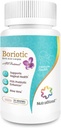 NutraBlast Boric Acid Vaginal Suppositories Complex w/Aloe Vera & FOS Prebiotic Enhancer | Alle naturlige boriotiske | laget i USA (30 greve)