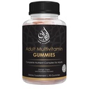 Halal Complete Multivitamin Gummier Natural Immun Boost for menn og kvinner | Vegetarisk og ikke-GMO | Gluten, Gelatin, Peanut & Dairy-Free vitamin Gummy | 90 greve