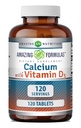 Amazing Formler Kalsium med vitamin D3 Supplement | Tabletter ikke-GMO | Glutenfri | laget i USA (1 Pack | 120 Count)