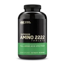 Optimal ernæring Superior Amino 2222 tabletter, komplett essensielle aminosyrer, EAAs, 160 greve