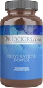 Resveratrol Power av Dr. Jockers, med immunstøtte, Anti-Aging, Viktig for Hud helse, Trans Resveratrol, 200 mg, 60 dagers forsyning