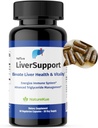 NatureKue LiverSupport – Advanced Health Supplement with Deepure Tea & Melk Thistle | Støtter naturlig detox, antioksidant og energi | 60 Vegetariske kapsler