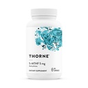 THORNE - 5-MTHF - Metylfolat (Aktive B9 Folate) Supplement - Støtter kardiovaskulær helse, Fetalutvikling, Nerve Helse, Metylering og Homocysteine Nivåer * - 60 Serveringer - 5-MTHF 5mg