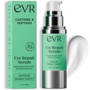 Koffein Øyekrem for mørke sirkler Puffiness og Wrinkles - Fragrance Free - Anti-aging Eye Care for Sensitiv hud - laget i USA for menn og kvinner - 1 Oz