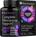Menopause Kosttilskudd for kvinner - Black Cohosh for Menopause Hot Flashes, Natt Sweats & Hormone Balance med DIM, Vitex, Dong Quai, Rød Clover - Komplett Menopause Støtte Vaginal Helse, 60 Kapsler