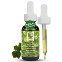 Senter of Paradise Wild Fra middelhavsområdet Olje av Oregano med 75 %+ Carvacrol (1 fl oz) Certifisert Oregano olje organiske dråper i Extra Virgin Olive Oil for Immun * & Respiratory* Støtte, Ca 450 Serveringer