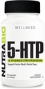 NutraBio 5-HTP Supplement, 200 mg Capsules- kan hjelpe støtte og fremme sunnere og uunngåelig søvn, 90 grønnsaker kapsler