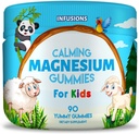 Infusjoner Calm Magnesium Gummies for Kids 90 greve - Sunn Muscle Bone Energy Støtte Mykt og Delicious Vegansk Vennlig & Ikke-GMO