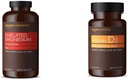 Elementer Chelated Magnesium Glycinat (240 tabletter) og vitamin D3 (180 Softgels)